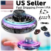 Sky Spin UFO Fidget Drone - LED Lighted Stress Relief Toy for Kids and Adults