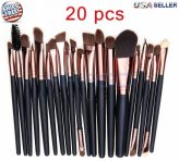 Flawless Finish 20-Piece Brush Set for Professional Makeup Application