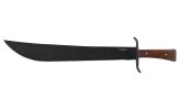 Walnut Handled Black Blade Machete by Condor