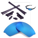 Frost Blue Lens Replacement Kit for Oakley Flak Jacket