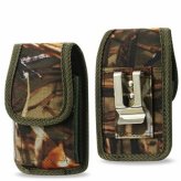 Alcatel Quick Flip Phone Camouflage Rugged Metal Clip Case