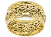 Golden Byzantine Diamond Band
