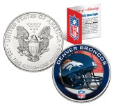 Broncos Silver Eagle Commemorative Coin