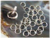 Silver Split Jump Rings Set