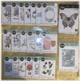 Precision Cut Metal Shapes Set - Floral, Tag, Edge & Border Designs