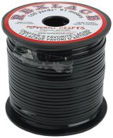 Midnight Weaving Cord - 100 Yards of Sturdy Black Plastic Lacing