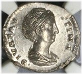 Eternal Denarius of Faustina Sr