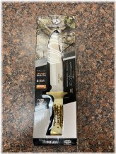 Mossy Oak Full Tang Bowie Knife Set with Leather Sheath