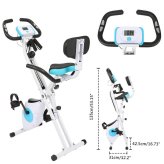 BlueFold Upright Cardio Bike with 8 Speeds