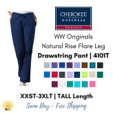 Cherokee Flare Leg Drawstring Scrub Pant