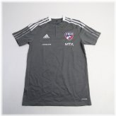 Gray and White FC Dallas Aeroready Shirt for Men by adidas