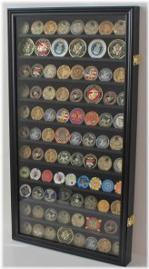 Heritage Collection Display Case for Challenge Coins and Military Medals