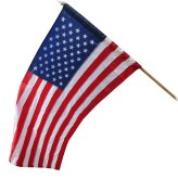 Heritage Banner - 3x5 Foot American Flag with Sleeve and Hem