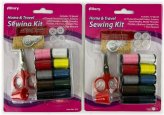 Thread & Needle Set with Colorful Spools & Buttons