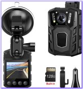 LawGuard 1080P Body Camera with Night Vision and Dash Cam