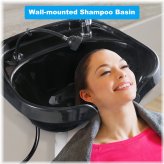 SalonPro Hair Sink with Vacuum Breaker and Neck Rest