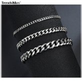 Silver Curb Anklet