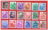 Occupied Territories Stamp Set, Germany (DDR) #155-171