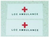 Vintage Ambulance Decal Set