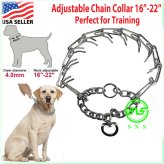 Adjustable Steel Pinch Collar for Dogs