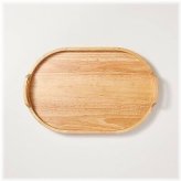Oval Wood Tray Natural