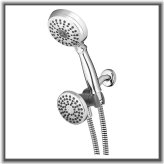Chrome Dual-Mode PowerSpray Shower Head