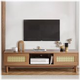 Rattan Entertainment Console