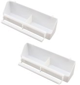 Double Plastic Seed & Water Feeder Set