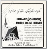 Retro Motor Lodge Denver Print Ad