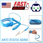 Static-Prevent Tweezers with ESD Grounding Strap