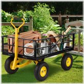 Steel Yard Dump Wagon Cart