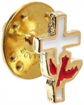 Dove's Cross Lapel Pin