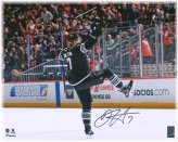 Dougie Hamilton Devils Autographed 16x20 Black Alternate Jersey Celebration Photograph
