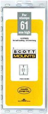 ScottMount Black Strip Pack (15 count) - 61/215 mm Size