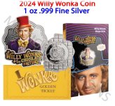 Golden Ticket Silver Coin - Limited Edition 2024 Samoa PAMP