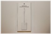 Apple Lightning to SD Card Camera Reader Adapter - Open Box