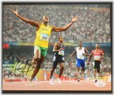 Olympic Legend Usain Bolt Signed 8x10 Memorabilia with JSA Certification