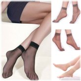 Silk Sheer Ankle Stockings