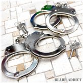 Chrome Nickle Plated Steel Double Lock Cuffs