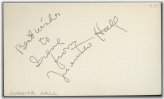 Vintage Hollywood Signature: Juanita Hall