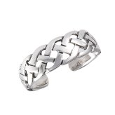 Silver Celtic Braid Toe Ring