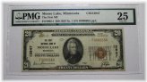 Moose Lake Minnesota $20 National Currency Bank Note