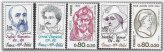 French Historical Figures Stamp Set