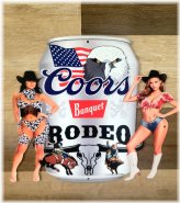 Rodeo Banquet Metal Sign