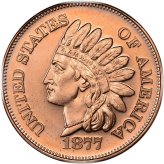 Copper Commemorative of 1877 Indian Head Cent