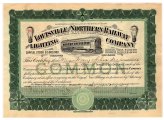 Insull's Louisville and Northern Railway Stock