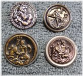 Mythological Metal Button Set