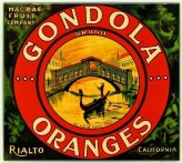 Citrus Serenade Label Art Print