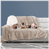 Tan Shield Pet Throw - 70 x 60 Waterproof Blanket for Couch, Car, and Bed