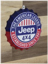 American Jeep Heritage Metal Sign